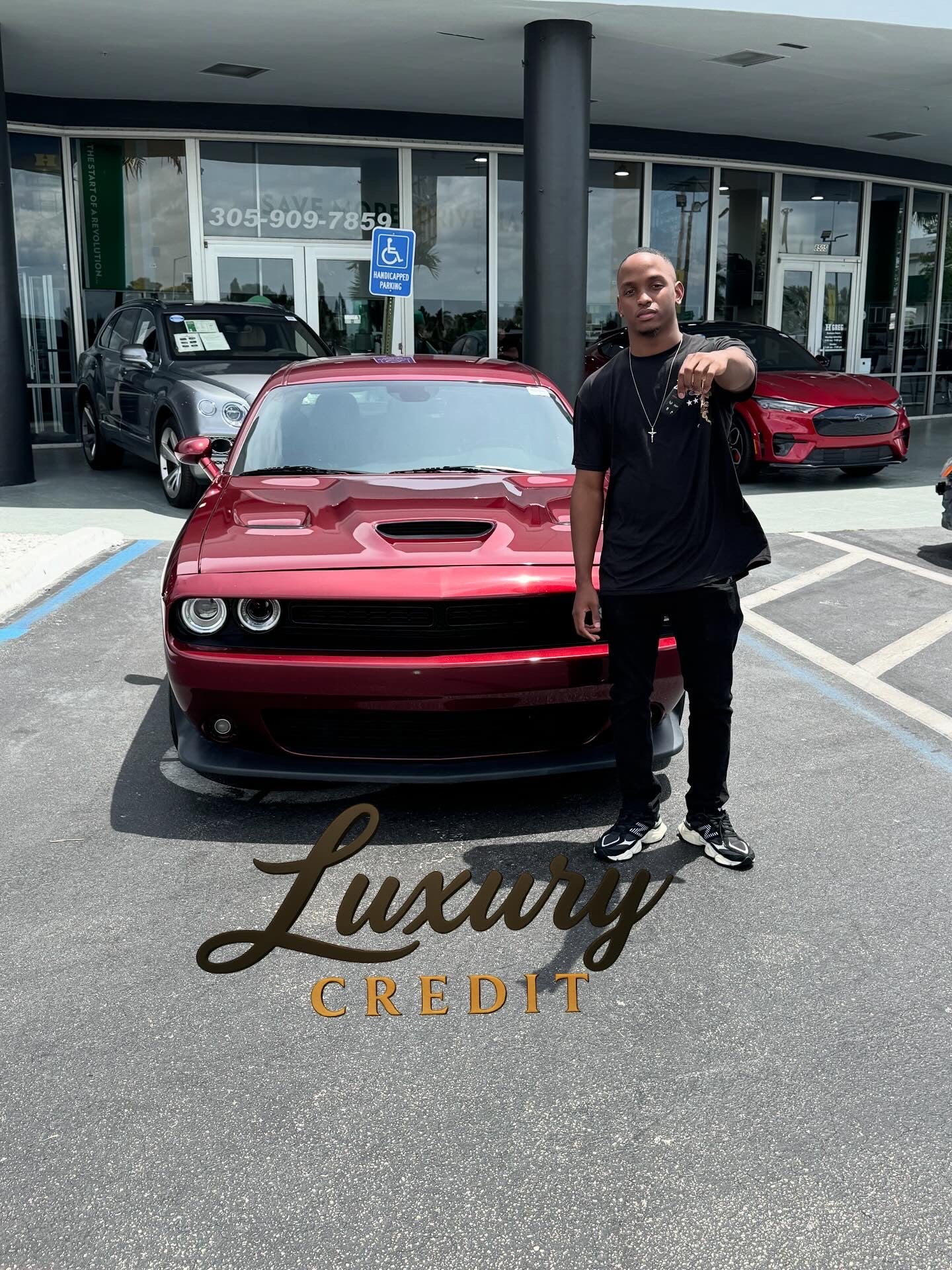 After 3 Months of Repairing my clients credit, we was able to get him approved for a SCAT PACK 🐐